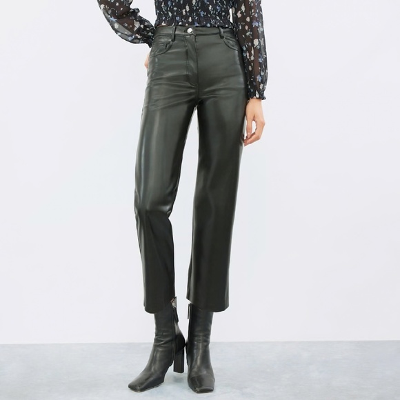 Aritzia Melina Cropped Leather Pant - Picture 1 of 5